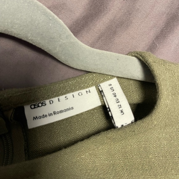 BRAND NEW ASOS DRESS SIZE US 8 IN GORGEOUS GREEN - Picture 3 of 3